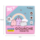 Гуаш 16 кольорів по 20 мл Pusheen Yes, 230403