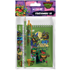 Набір канцтоварів 4 предмети Kite Ninja Turtles NT25-S03, 70859