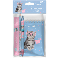Набір канцтоварів 4 предмети Kite Studio Pets SP25-S03, 70854