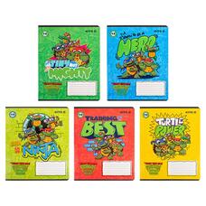 Зошит шкільний 12 аркушів клітинка Kite Ninja Turtles NT24-232, 69588