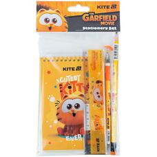 Набір канцтоварів 4 предмети Kite Garfield GF25-S03, 70858