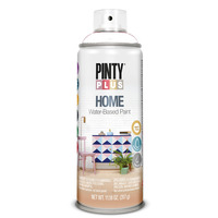 Фарба аерозоль на водній основі HOME біла 400 мл PINTYPLUS, 200111