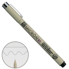 Лінер чорний Sakura PIGMA Micron 0,25 мм XSDK01#49, 306363