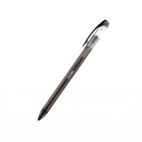 Ручка гелева 0,5 мм чорна Trigel Unimax UX-130-01, 36599