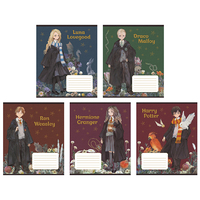 Зошит шкільний 18 аркушів клітинка Kite Harry Potter HP24-236, 68174