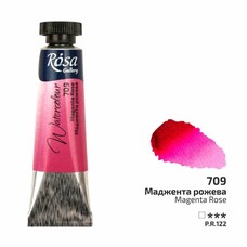 Фарба акварельна маджента рожева туба 10 мл Rosa Gallery, 3211709