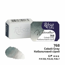 Фарба акварельна кобальтова сіра кювета 2,5 мл Rosa Gallery, 343768