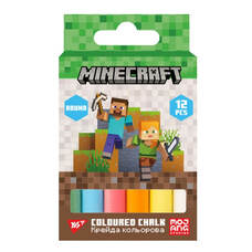 Крейда кольорова 12 штук  Minecraft Yes, 400555