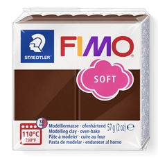Полімерна глина Fimo Soft шоколадна 57 грам Staedtler, 802075