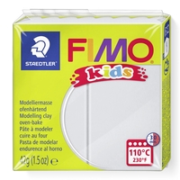 Полімерна глина Fimo Kids сіра світла 42 грама Staedtler, 803080