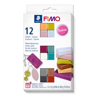 Набір полімерної глини Fimo Soft Fashion Colours 12 кольорів по 25 грам Staedtler, 8023125
