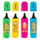 Набір маркерів текстових клиновидних 4 кольори Highlighter Kite Garfield GF25-444, 70940