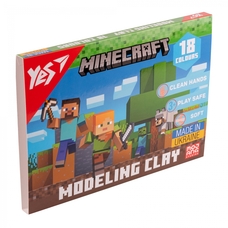 Пластилін 18 кольорів 360 грам Minecraft YES, 540678