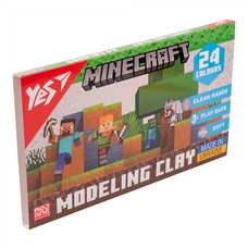 Пластилін 24 кольора 480 грам Minecraft YES, 540682