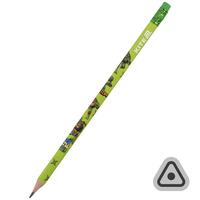Олівець графітний тригранний HB з гумкою Kite Ninja Turtles NT25-046, 70783