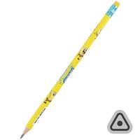 Олівець графітний тригранний HB з гумкою Kite Sponge Bob SB25-046, 70782