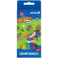 Олівці кольорові 12 кольорів Hot Wheels HW25-051-2 Kite, 70932