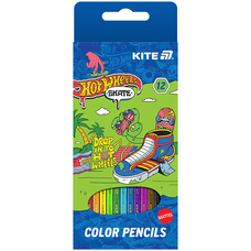 Олівці кольорові 12 кольорів Hot Wheels HW25-051-2 Kite, 70932