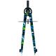 Циркуль металевий з принтом + грифель Kite K24-415-2, 68851