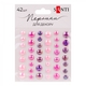 Перлини самоклеючі Beads бузкові 42 штуки Santi, 743007