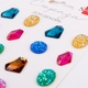 Стрази самоклеючі Diamonds 16 штук Santi, 743021
