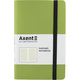 Книга записна А5 125х195 мм клітинка 96 аркушів салатова Partner Soft Axent 8206-09-A, 36936