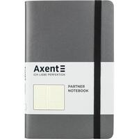 Книга записна А5 крапка 96 аркушів сіра Partner Soft Axent 8310-15-A, 43142