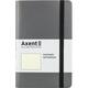 Книга записна А5 крапка 96 аркушів сіра Partner Soft Axent 8310-15-A, 43142
