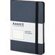 Книга записна А5 крапка 96 аркушів сріблясто-синя Partner Soft Axent 8310-14-A, 43147