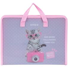 Папка-портфель А4  на блискавці Kite Studio Pets SP24-202, 67551