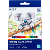Олівці кольорові 36 кольорів Kite Classic K-057, 67649