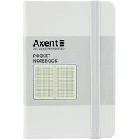 Книга записна А6 95х140 мм клітинка 96 аркушів біла Partner Axent 8301-21-A, 43130
