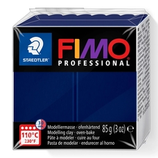 Полімерна глина Fimo Professional темно-синя 85 грам Staedtler, 800434
