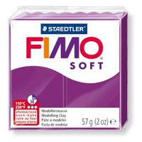 Полімерна глина Fimo Soft фіолетова 57 грам Staedtler, 802061