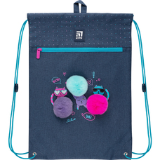 Сумка для взуття з кишенею Kite Education Wow Cats K22-601M-11, 61810