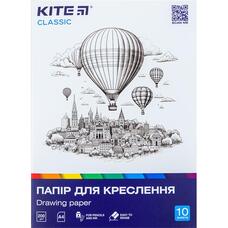 Папір для креслення А4 10 аркушів 200 гм2 Kite Classic K-269, 67723