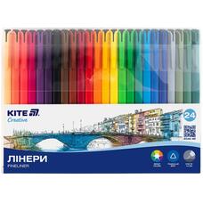 Набір лінерів 24 кольори 0,4 мм Kite Creative K-1165, 75212