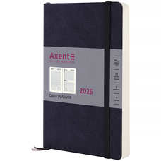 Щоденник датований 2026 рік Axent Partner Soft Skin 145х210 мм синій 8810-26-02-A, 72787