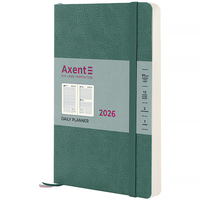 Щоденник датований 2026 рік Axent Partner Soft Skin 145х210 мм сіро-лазурний 8810-26-48-A, 72790