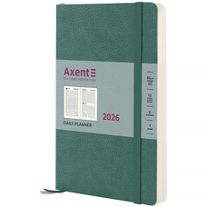Щоденник датований 2026 рік Axent Partner Soft Skin 145х210 мм сіро-лазурний 8810-26-48-A, 72790