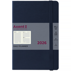 Щоденник датований 2026 рік Axent Partner Strong 145х210 мм синій 8819-26-02-A, 72774