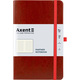 Книга записна А5 клітника 96 аркушів бордова Partner Lux Axent 8202-05-A, 33018