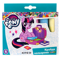 Крейда кольорова Jumbo Kite My Little Pony 6 кольорів LP19-073, 40282