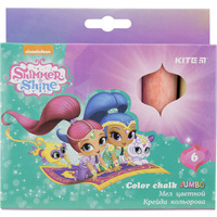 Крейда кольорова Jumbo Kite Shimmer Shine 6 кольорів SH18-073, 37672
