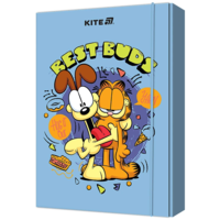 Папка для зошитів В5 на гумці картон Garfield GF25-210 Kite, 69249