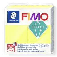 Полімерна глина Fimo Effect жовта неонова 57 грам Staedtler, 8010101