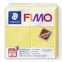 Полімерна глина Fimo Leather-effect жовтий шафран 57 грам Staedtler, 8010109