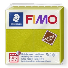 Полімерна глина Fimo Leather-effect оливкова 57 грам Staedtler, 8010519