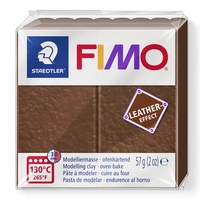 Полімерна глина Fimo Leather-effect коричнева 57 грам Staedtler, 8010779