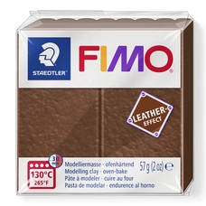 Полімерна глина Fimo Leather-effect коричнева 57 грам Staedtler, 8010779